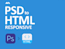 convert psd to html, responsive page,xd to html, bootstrap 4