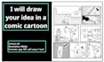 draw your idea in a comic cartoon