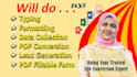 do data entry, convert pdf to word or excel, data collection and typing job