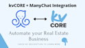 connect your real estate manychat bot to kvcore