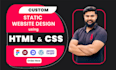 build or rebuild your website as full stack developer and custom website designs