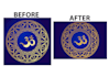 recreate your logo or image to high resolution vector format