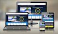 create responsive websites with html, css, js, bootstrap