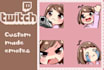 draw custom cute twitch emotes for you