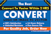 vectorize image manual vector trace vectorise logo or image