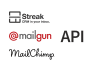 help with streak mailgun mailchimp api