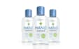 hand sanitizer and soap bottle packaging design