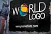 do this spray graffity logo animation video in just 6 hrs