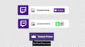create twitch follow, subscribe or prime animation