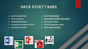 do all types of data entry, data processing and analysis