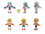 create 3d stylized, anime characters for video game
