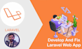 develop a website in PHP laravel and in codeigniter
