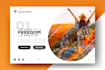 do professional and modern landing page design