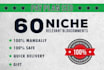 provide manually high quality niche backlinks