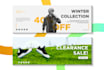 design awesome looking web banner, flyer, fb ads and cover