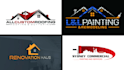 do modern home painting, remodeling and carpentry logo