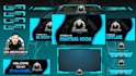 design animated overlay, twitch overlay, stream package and stream logo