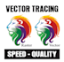 convert to vector, vector tracing, logo, image, trace