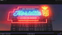 create  this epic noeon billboard animation with your logo