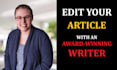edit your article or blog post