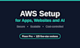 set up secure and scalable AWS cloud for your app, website or ai project