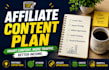 create an affiliate content plan for your blog