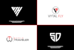 design a luxury monogram logo with your initial letters