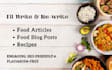 write and rewrite food blogs, articles, and recipes