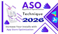 do aso with app description, title, keywords, screenshots for your apps or games