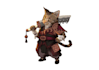 draw an animal warrior for you