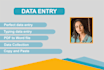 do perfect data entry in 24 hours, copy paste, typing