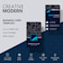 design modern double sided business card