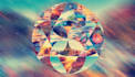 create abstract geometric digital art