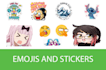 design amazing stickers and emojis
