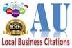 do 100 australia local citations and directory for local SEO