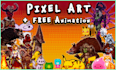 create pixel art for you with animations and sprite sheets