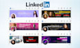 create a linkedin banner and facebook design