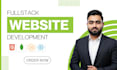 build website in vue js,react js,node js, firebase and website development