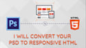 convert your psd to responsive HTML