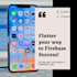 develop a firebase android and ios application using flutter
