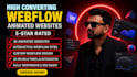 design interactive modern 3d animated webflow website design interactive