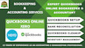 do accounting and bookkeeping in quickbooks online and xero