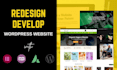 redesign and replicate modern wordpress websites with SEO optimization