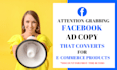 create converting facebook ad copy for your products