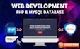 develop a website using php and mysql database