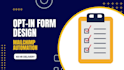 design pop up or embedded subscription form, integrate with mailchimp