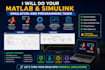 do your matlab simulink simulation and programming tasks