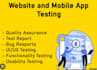 do QA testing and automation of software,moblie apps, website,game with reviews