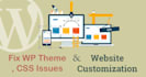 customize and fix wordpress theme, CSS issues