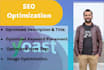 optimize website onpage technical SEO service wordpress shopify